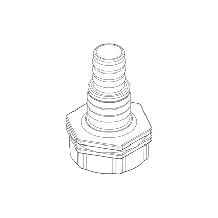 Adapter for Water Cascade with White LED Lights line drawing