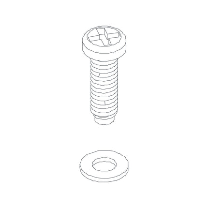 Screw Kit for 1/4 HP & 1/2 HP Floating Fountain with Lights Illustration