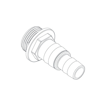 Stepped Tubing Adapter for Waterfall Cascade line drawing
