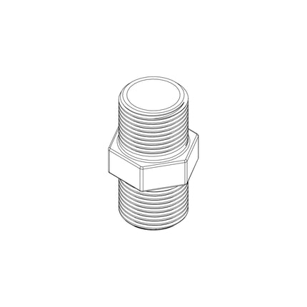 Coupler for Rustico Planter Fountain Line Drawing