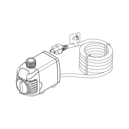 Pump for Complete Filter Kit with Pump Line Drawing